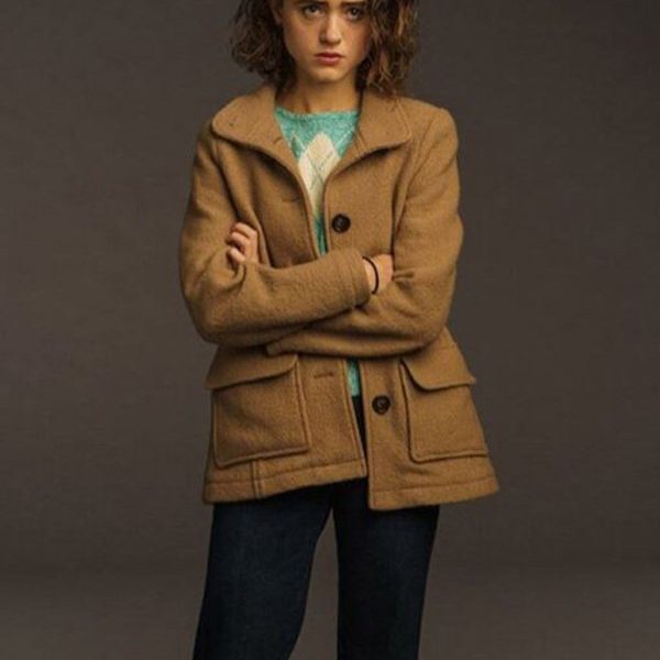 Nancy Wheeler Stranger Things S03 Wool Coat
