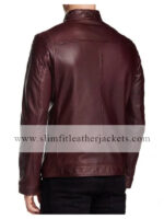 Oliver Red Aviator Cafe Racer Leather Jacket