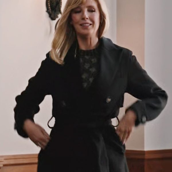 Yellowstone S04 Beth Dutton Black Trench Coat