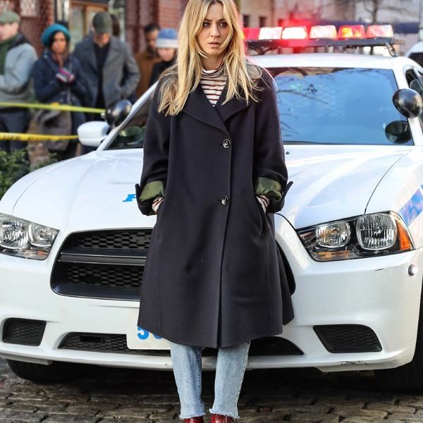 The Flight Attendant Cassie Bowden Black Coat