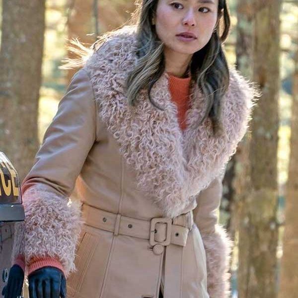 Dexter: New Blood Molly Park Leather Shearling Jacket