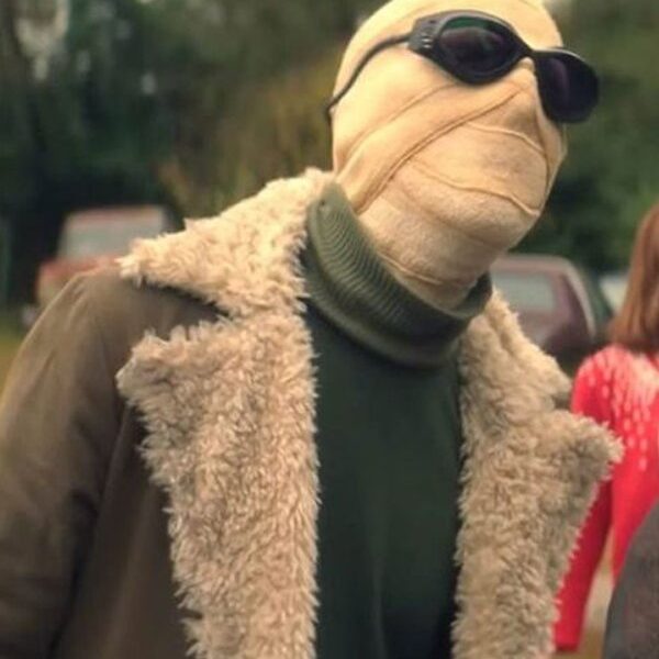 Doom Patrol Negative Man Shearling Coat