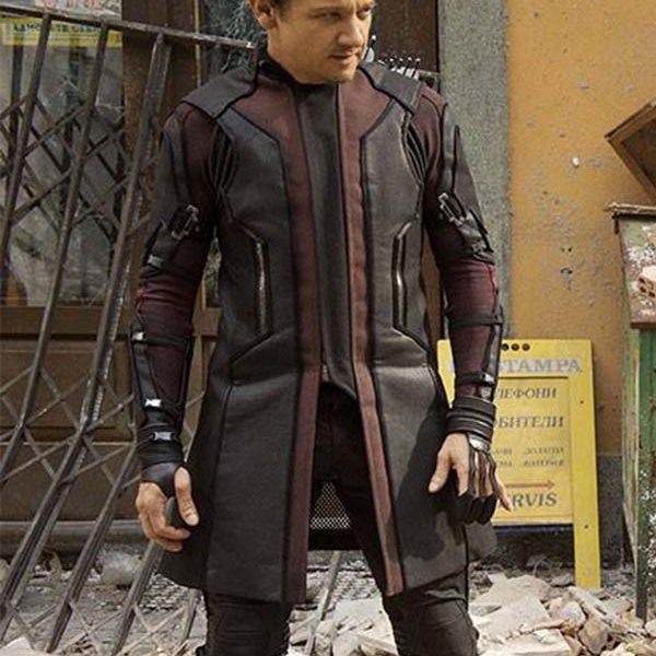Jeremy Renner Avengers Age of Ultron Hawkeye Coat
