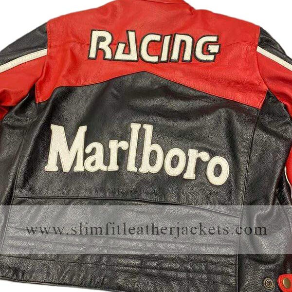 Mens Leather Marlboro Jacket