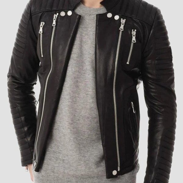 Quilted Leather Jacket