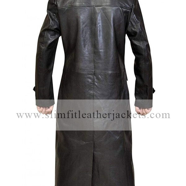 Clark Kent Superman Smallville Black Leather Coat