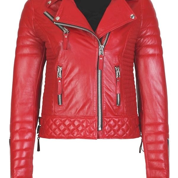 Boda Style Quilted Leather Biker Jacket