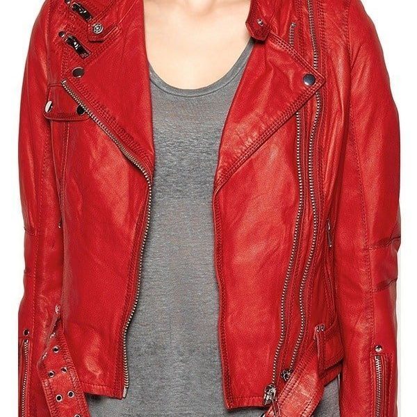 Cafe Racer Leather Motorcycle Jacket