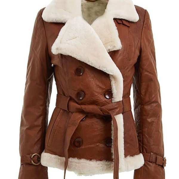Women's Shearling Leather Jacket