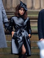 Zoë Kravitz The Batman 2022 Black Coat