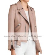Arrow Willa Holland Pink Biker Jacket