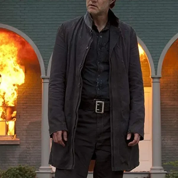 David Morrissey The Walking Dead Grey Coat