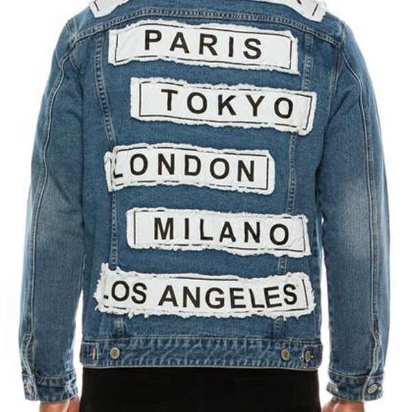 Mens World Tour Denim Jacket